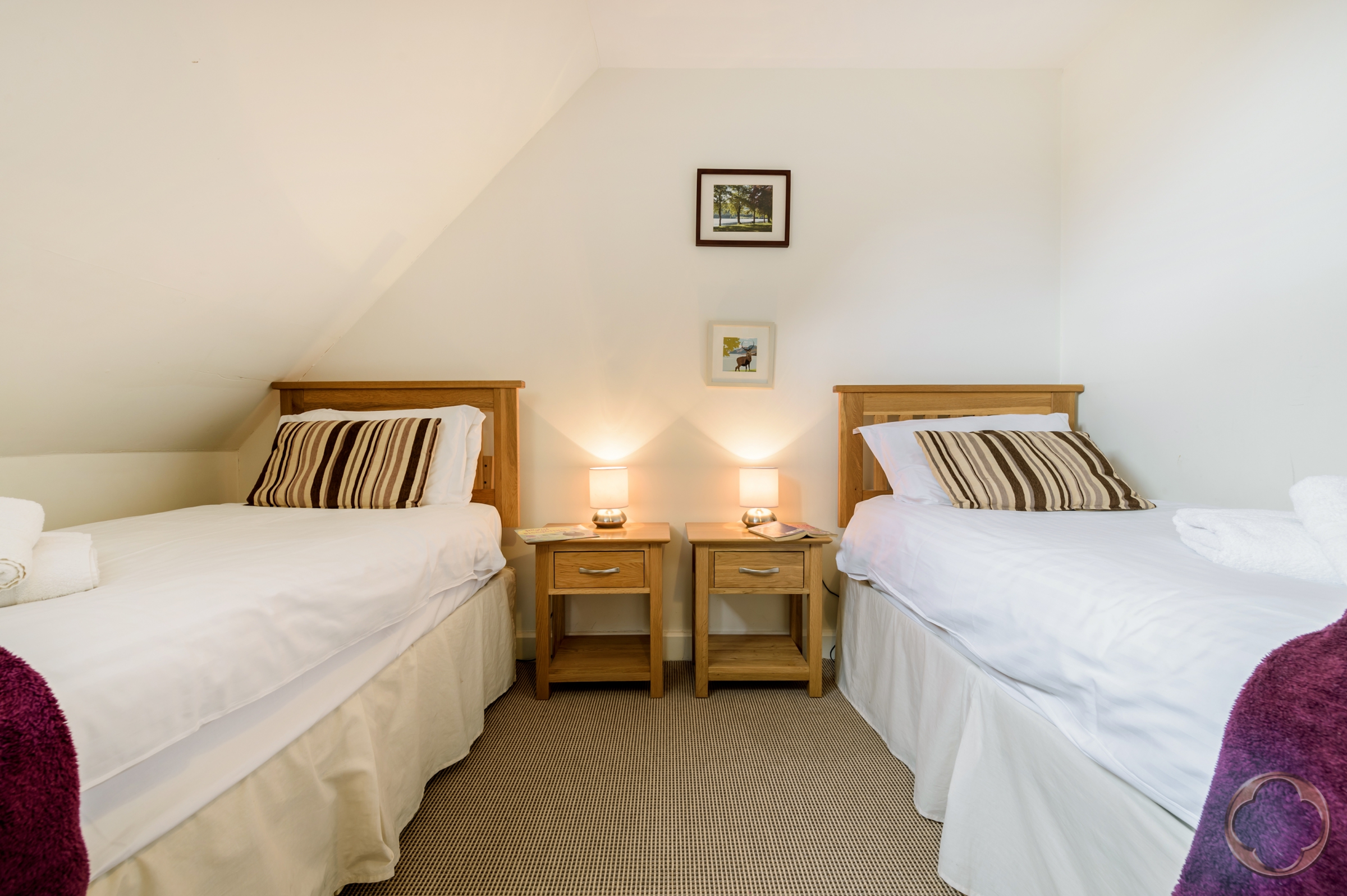 THERE ARE TWO BEDROOMS 