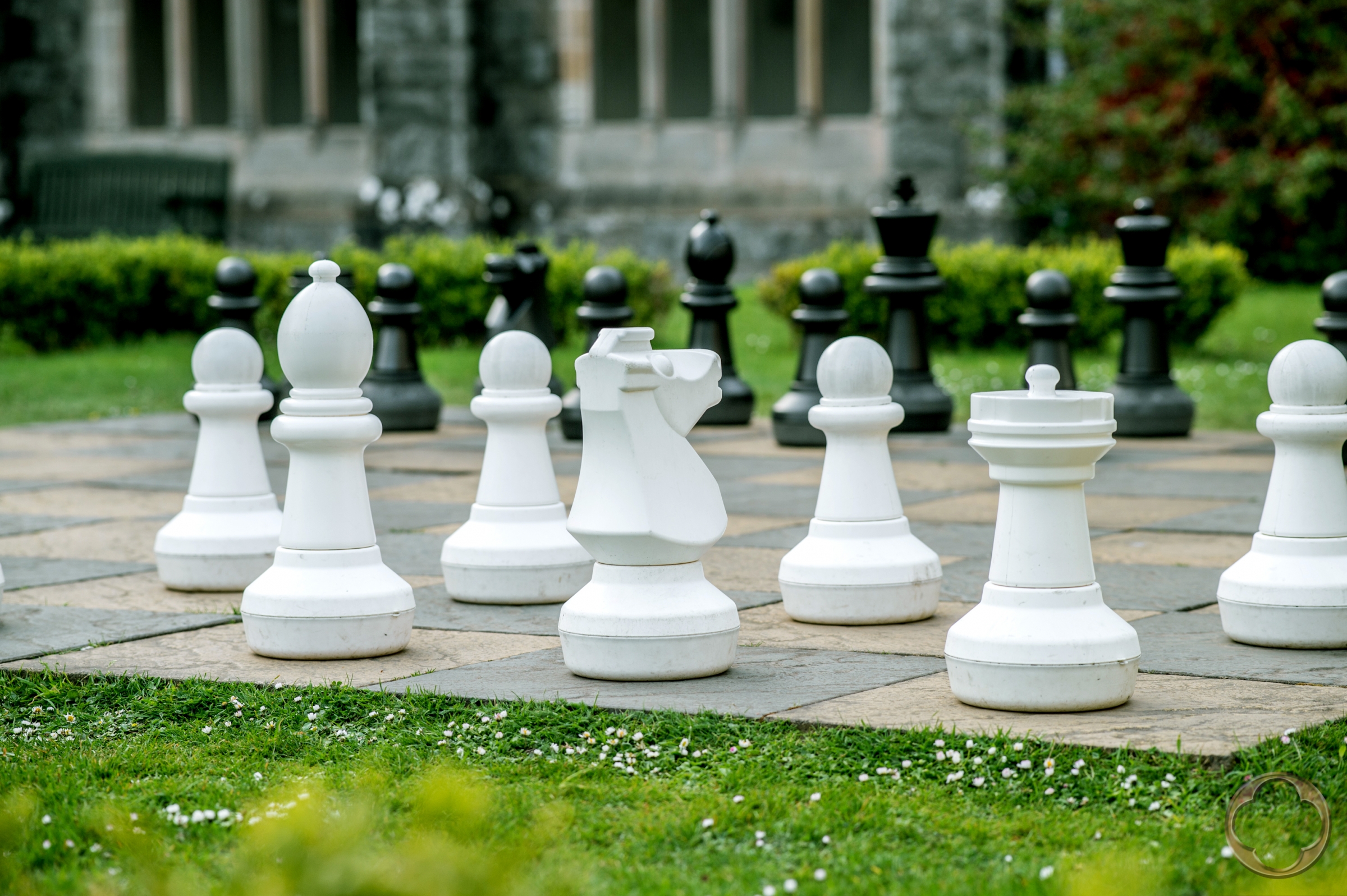  CLOISTER GARDENS WITH GIANT CHESS