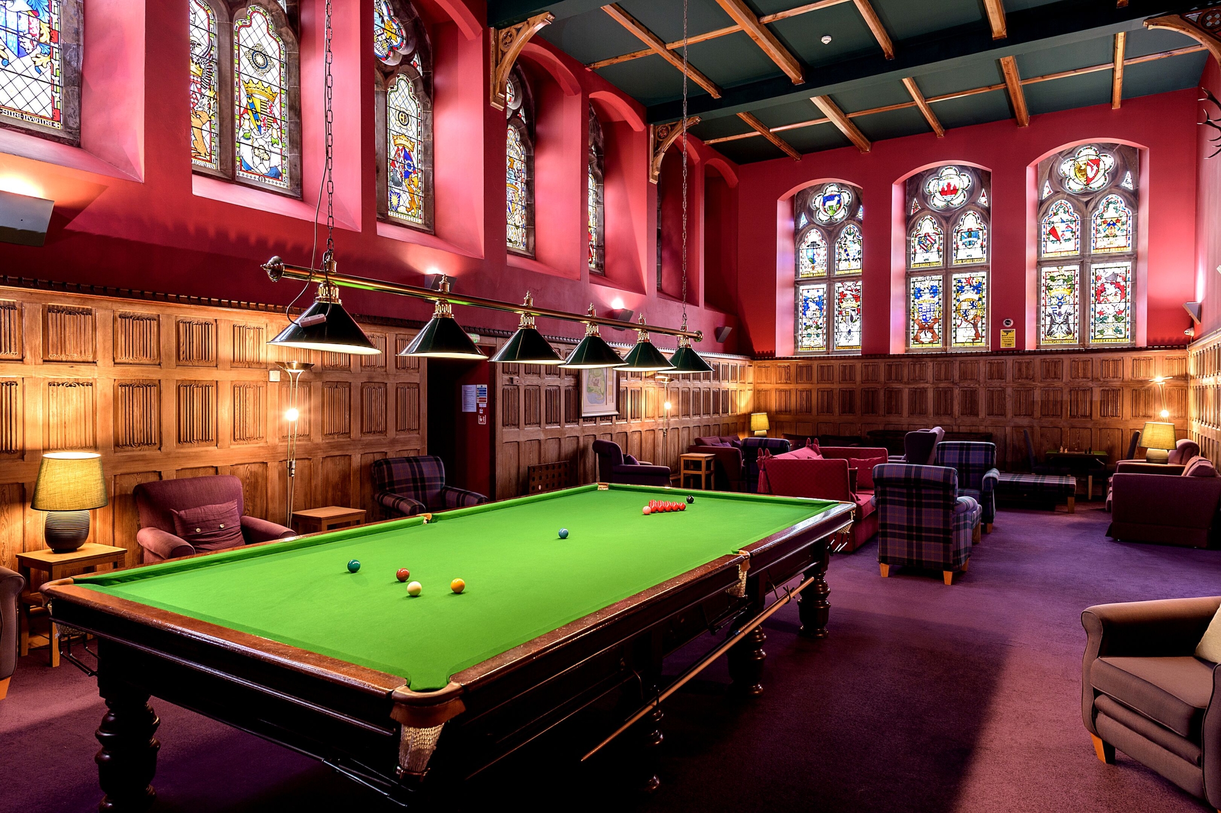  CLUB LOUNGE WITH GAMES , AN IDEAL PLACE TO SPEND TIME AFTER A DAY IN THE HIGHLANDS